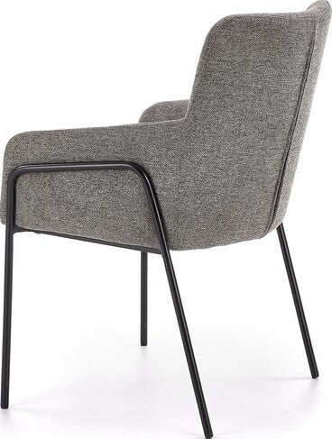 Kitchen Chair East Rotherham | size: Width: 57cm, Height: 84cm, Depth: 61cm | color: Gray | image: 4 | variant: 1006987