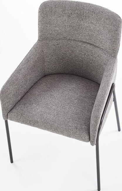 Kitchen Chair East Rotherham | size: Width: 57cm, Height: 84cm, Depth: 61cm | color: Gray | image: 6 | variant: 1006987