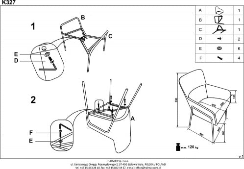 Kitchen Chair East Rotherham | size: Width: 57cm, Height: 84cm, Depth: 61cm | color: Gray | image: 9 | variant: 1006987