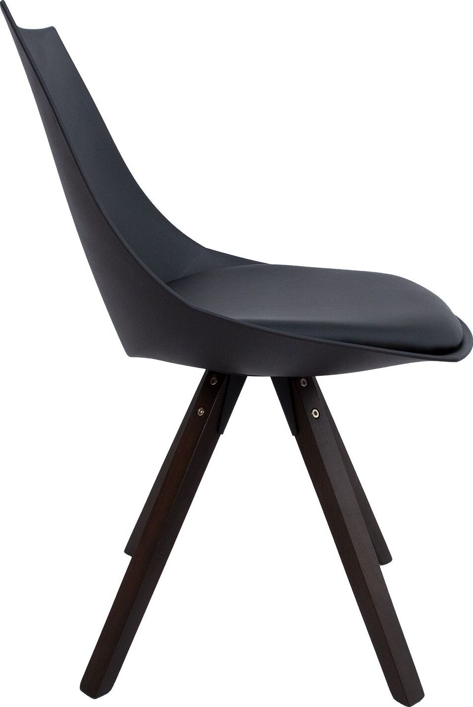 Kitchen Chair East Royston | size: Width: 46.5cm, Height: 80cm, Depth: 53cm | color: Black | image: 3 | variant: 1005475