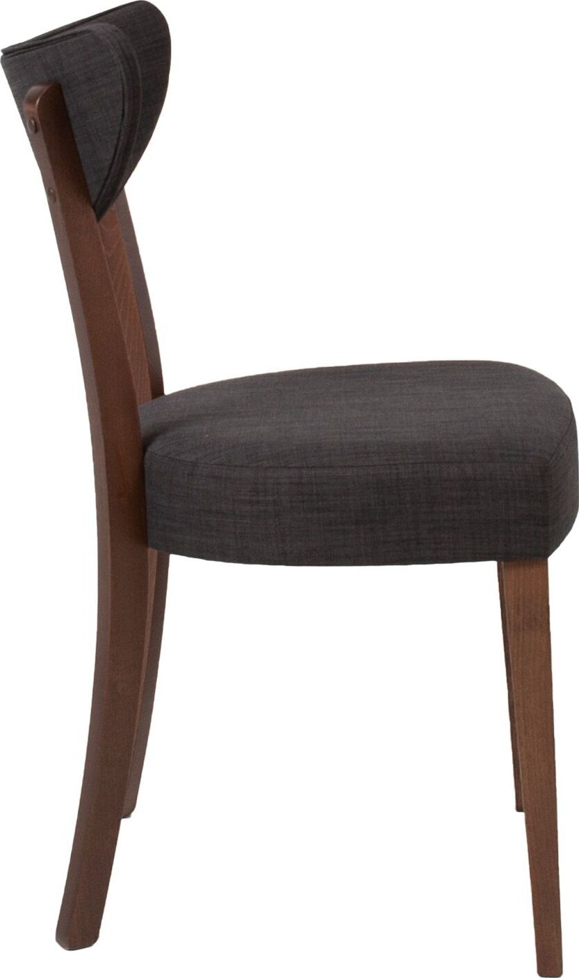 Kitchen Chair East Royston | size: Width: 50.5cm, Height: 83.5cm, Depth: 64.5cm | color: Gray | image: 3 | variant: 1005120