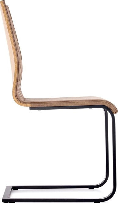 Kitchen Chair East Rugby | size: Width: 43cm, Height: 94cm, Depth: 58cm | color: Brown | image: 4 | variant: 1006988