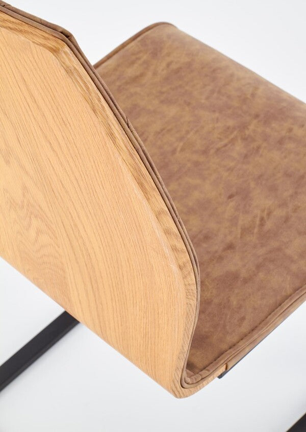 Kitchen Chair East Rugby | size: Width: 43cm, Height: 94cm, Depth: 58cm | color: Brown | image: 5 | variant: 1006988