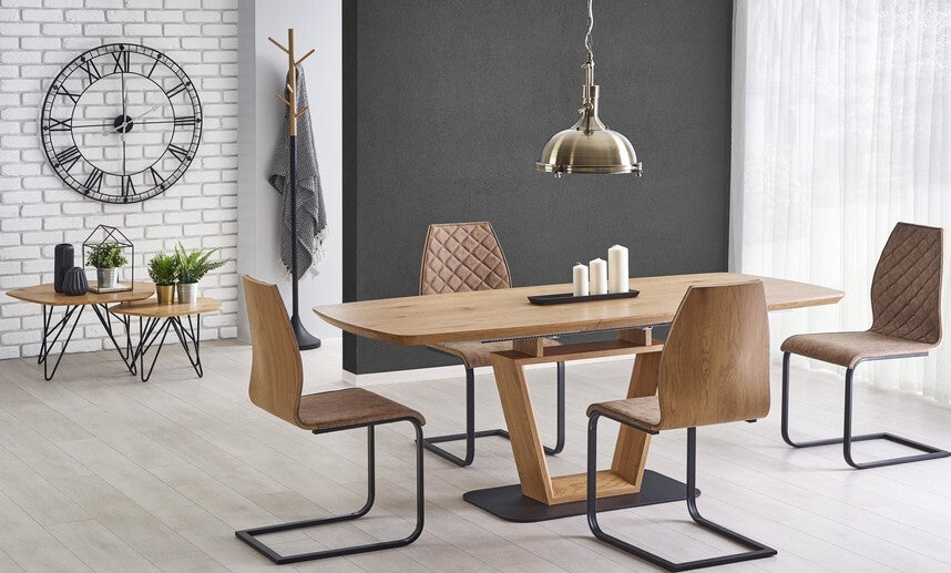 Kitchen Chair East Rugby | size: Width: 43cm, Height: 94cm, Depth: 58cm | color: Brown | image: 7 | variant: 1006988