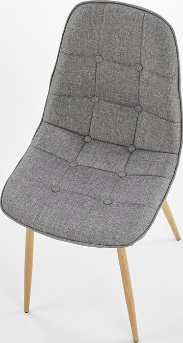 Kitchen Chair East Salford | size: Width: 44cm, Height: 87cm, Depth: 56cm | color: Gray | image: 2 | variant: 1006937