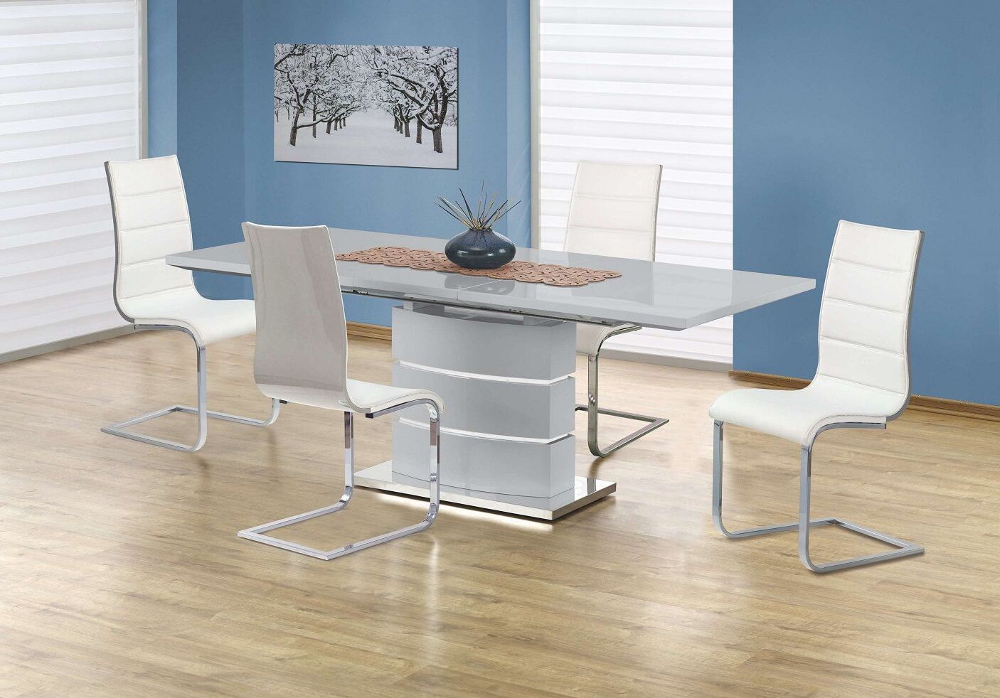 Kitchen Chair East Solihull | size: Width: 42cm, Height: 99cm, Depth: 58cm | color: White | image: 3 | variant: 1006990
