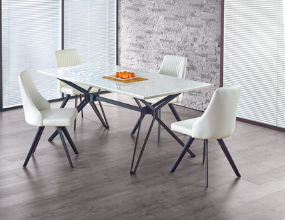 Kitchen Chair East South Shields | size: Width: 53cm, Height: 87cm, Depth: 48cm | color: White | image: 3 | variant: 1006991