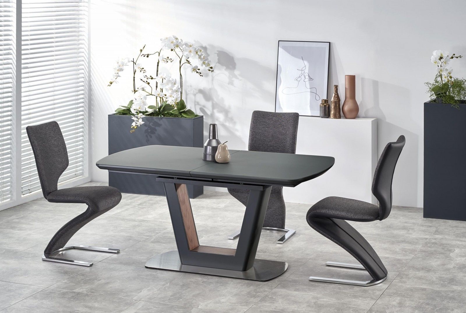 Kitchen Chair East Southend | size: Width: 46cm, Height: 95cm, Depth: 62cm | color: Gray | image: 3 | variant: 1006992