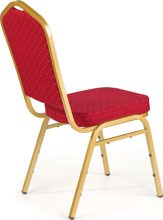 Kitchen Chair East Stoke | size: Width: 45cm, Height: 93cm, Depth: 48cm | color: Red | image: 2 | variant: 1006933