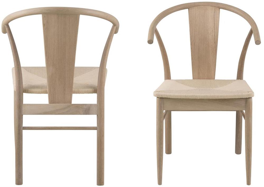 Kitchen Chair East Tashkent | size: Width: 54cm, Height: 83cm, Depth: 54cm | color: Oak | image: 4 | variant: 1006141