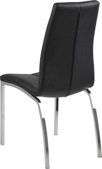 Kitchen Chair East Vejle | size: Width: 43.5cm, Height: 95cm, Depth: 57cm | color: Black | image: 2 | variant: 1005844