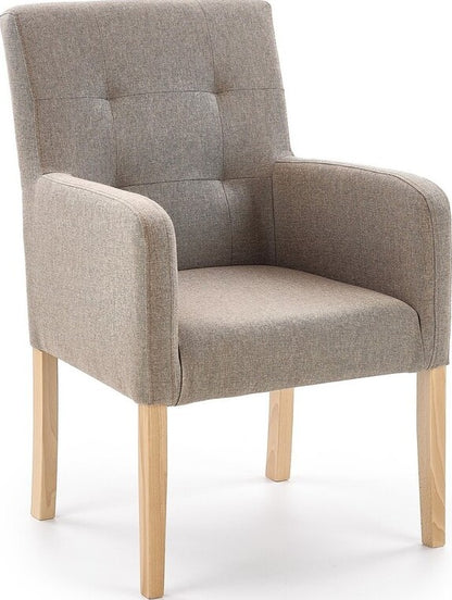 Kitchen Chair East Xining | size: Width: 60cm, Height: 92cm, Depth: 62cm | color: Beige | image: 1 | variant: 1006917
