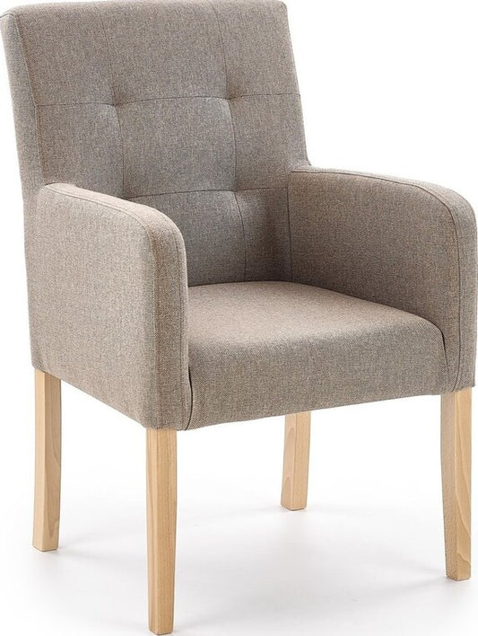 Kitchen Chair East Xining | size: Width: 60cm, Height: 92cm, Depth: 62cm | color: Beige | image: 1 | variant: 1006917