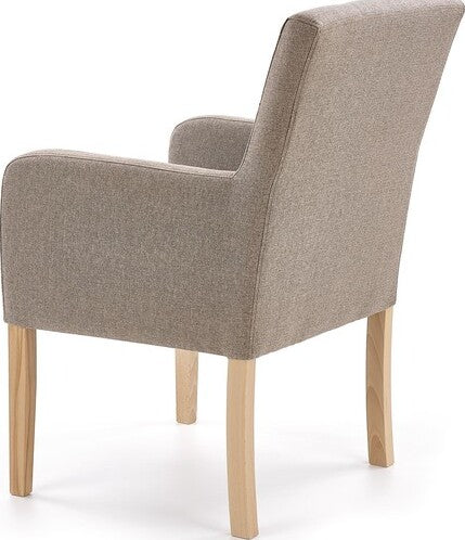 Kitchen Chair East Xining | size: Width: 60cm, Height: 92cm, Depth: 62cm | color: Beige | image: 3 | variant: 1006917