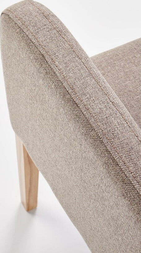 Kitchen Chair East Xining | size: Width: 60cm, Height: 92cm, Depth: 62cm | color: Beige | image: 4 | variant: 1006917