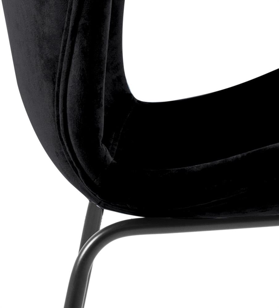 Kitchen Chair East Yerevan | size: Width: 48cm, Height: 82.5cm, Depth: 55cm | color: Black | image: 5 | variant: 1006139