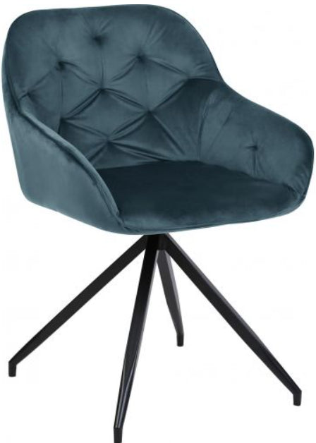Kitchen Chair Eastbourne | size: Width: 53cm, Height: 107cm, Depth: 55cm | color: Blue | image: 1 | variant: 1000944
