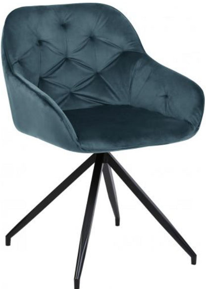 Kitchen Chair Eastbourne | size: Width: 53cm, Height: 107cm, Depth: 55cm | color: Blue | image: 1 | variant: 1000944