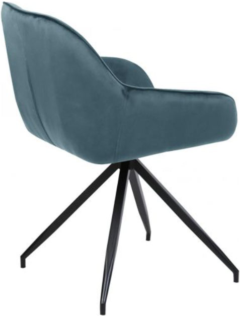 Kitchen Chair Eastbourne | size: Width: 53cm, Height: 107cm, Depth: 55cm | color: Blue | image: 4 | variant: 1000944