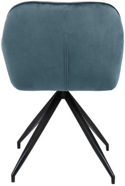 Kitchen Chair Eastbourne | size: Width: 53cm, Height: 107cm, Depth: 55cm | color: Blue | image: 5 | variant: 1000944