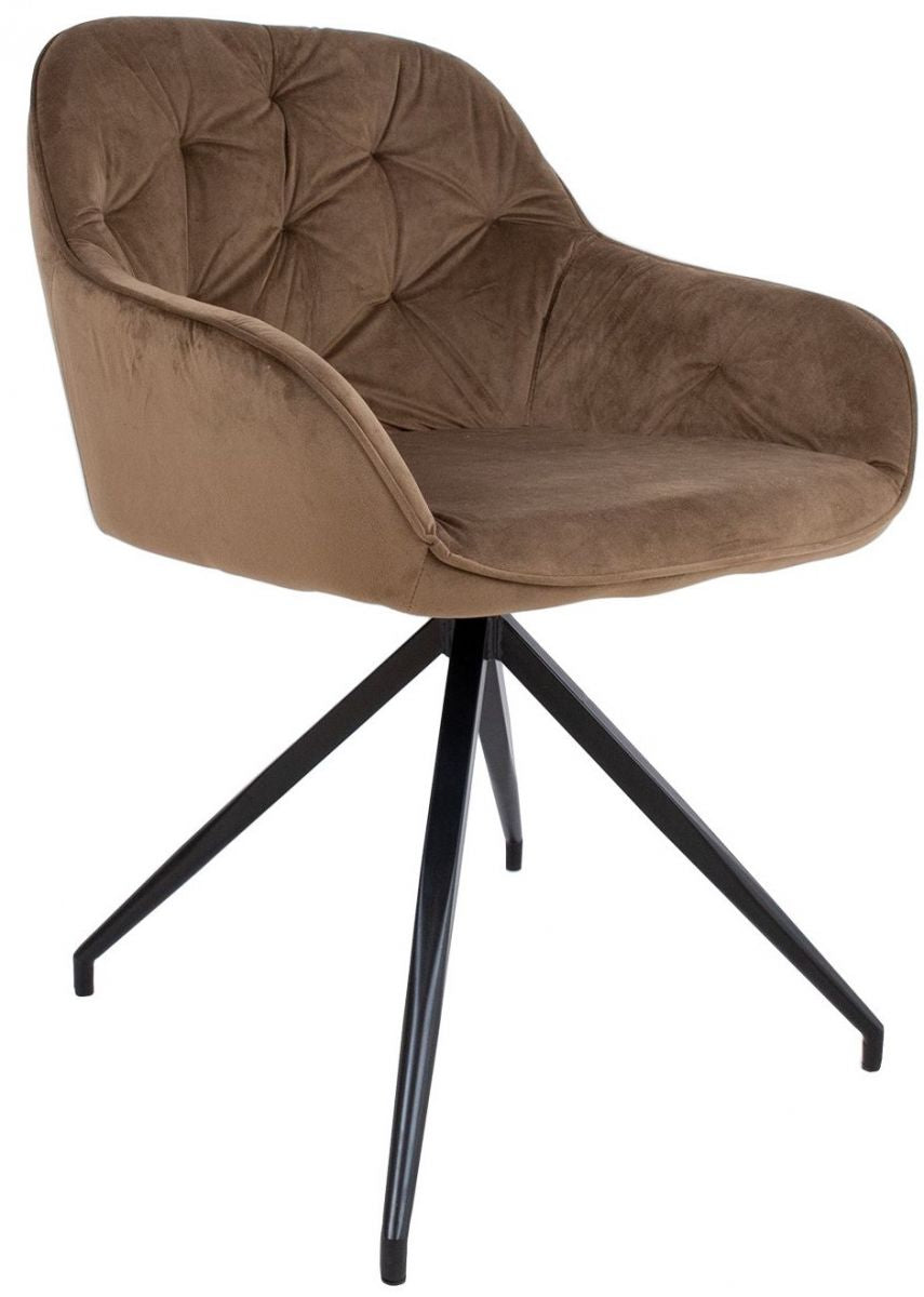 Kitchen Chair Eastbourne | size: Width: 53cm, Height: 107cm, Depth: 55cm | color: Brown | image: 1 | variant: 1000943