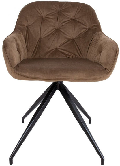 Kitchen Chair Eastbourne | size: Width: 53cm, Height: 107cm, Depth: 55cm | color: Brown | image: 2 | variant: 1000943