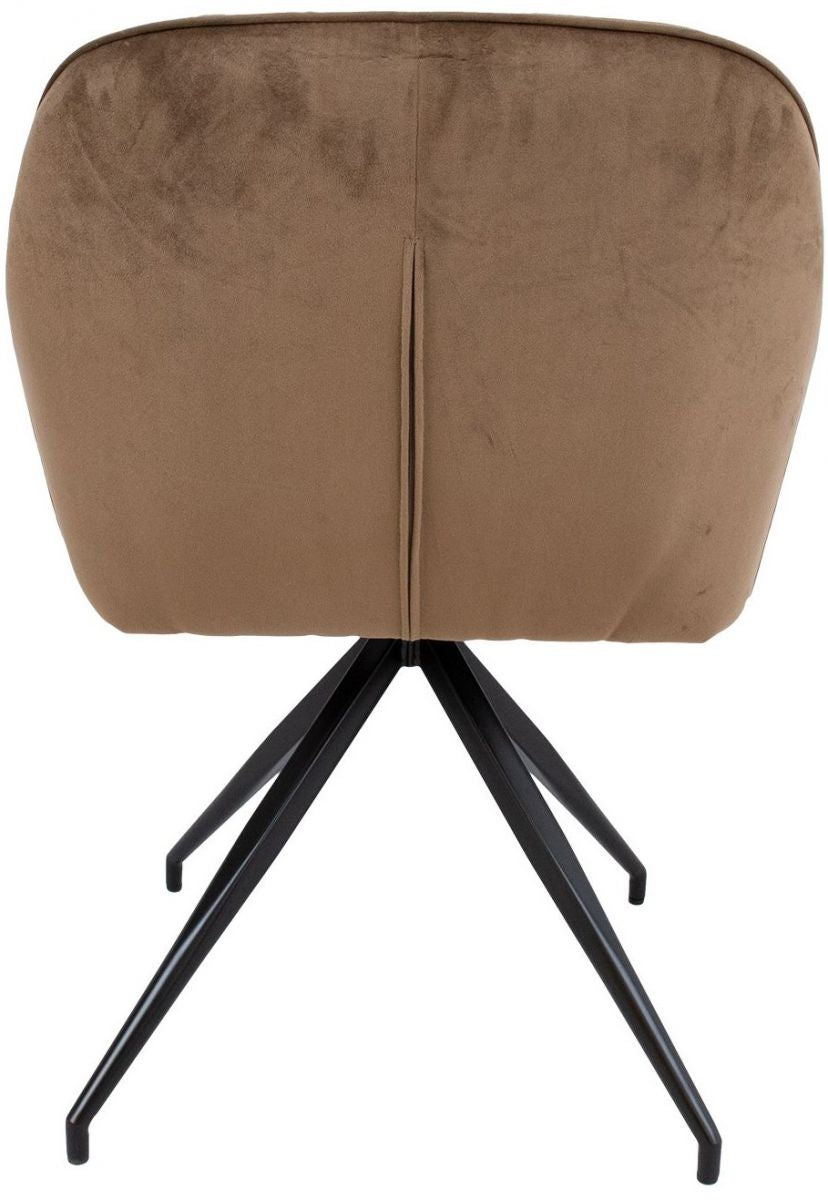 Kitchen Chair Eastbourne | size: Width: 53cm, Height: 107cm, Depth: 55cm | color: Brown | image: 4 | variant: 1000943