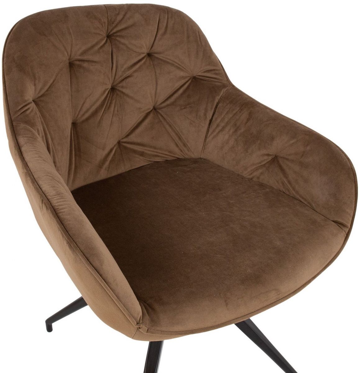 Kitchen Chair Eastbourne | size: Width: 53cm, Height: 107cm, Depth: 55cm | color: Brown | image: 5 | variant: 1000943