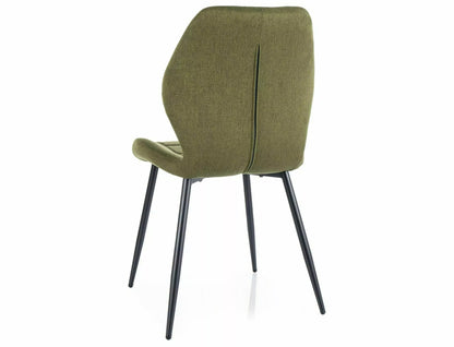 Kitchen Chair El Paso | size: Width: 48cm, Height: 86cm, Depth: 41cm | color: Olive | image: 1 | variant: 1003860
