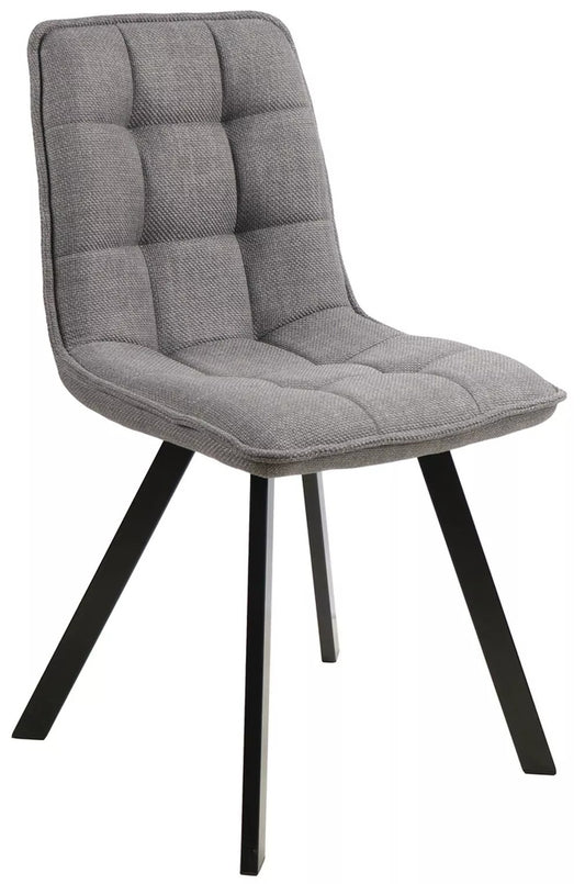 Kitchen Chair Ellis | size: Width: 46cm, Height: 88cm, Depth: 42cm | color: Gray | image: 0 | variant: 1004086