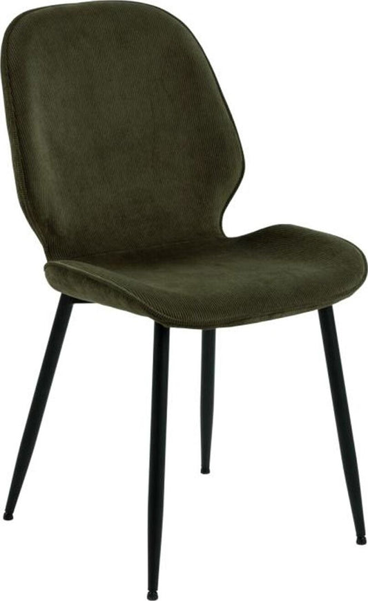 Kitchen Chair Femke | size: Width: 48cm, Height: 85cm, Depth: 58cm | color: Green | image: 1 | variant: 1003606