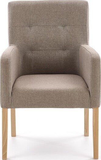 Kitchen Chair Filo | size: Width: 60cm, Height: 92cm, Depth: 62cm | color: Beige | image: 5 | variant: 1011387