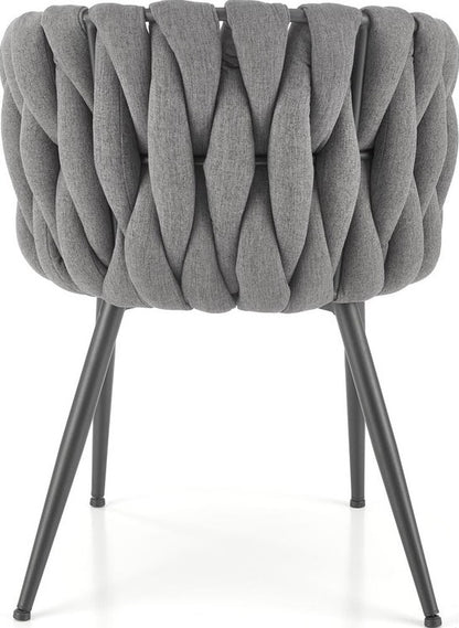 Kitchen Chair Gijon | size: Width: 57cm, Height: 79cm, Depth: 60cm | color: Gray | image: 2 | variant: 1002510