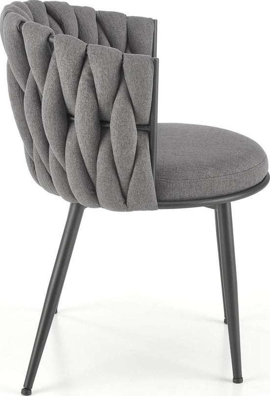 Kitchen Chair Gijon | size: Width: 57cm, Height: 79cm, Depth: 60cm | color: Gray | image: 4 | variant: 1002510