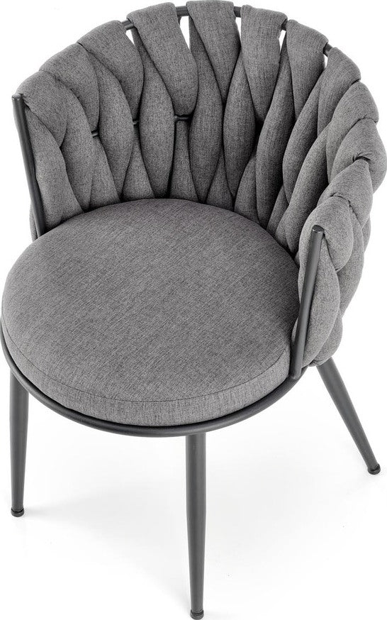 Kitchen Chair Gijon | size: Width: 57cm, Height: 79cm, Depth: 60cm | color: Gray | image: 5 | variant: 1002510