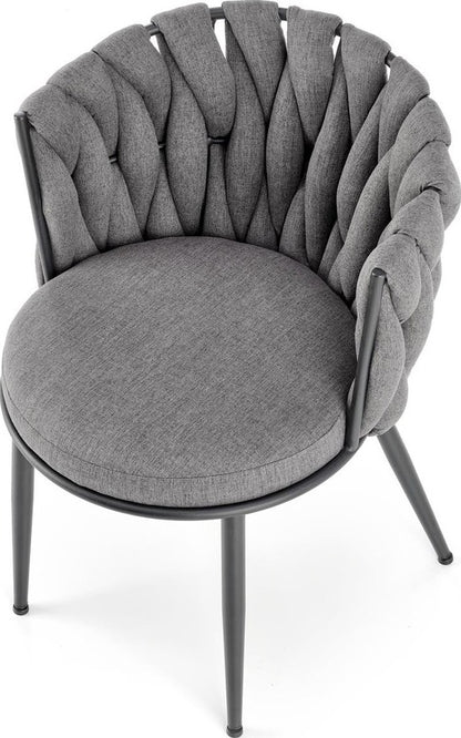 Kitchen Chair Gijon | size: Width: 57cm, Height: 79cm, Depth: 60cm | color: Gray | image: 5 | variant: 1002510