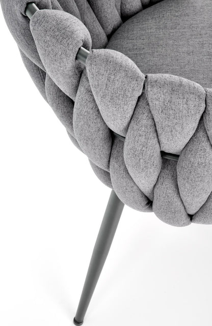 Kitchen Chair Gijon | size: Width: 57cm, Height: 79cm, Depth: 60cm | color: Gray | image: 6 | variant: 1002510