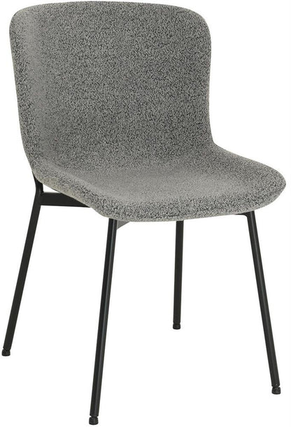 Kitchen Chair Gillingham | size: Width: 48cm, Height: 83cm, Depth: 59cm | color: Gray | image: 1 | variant: 1000870