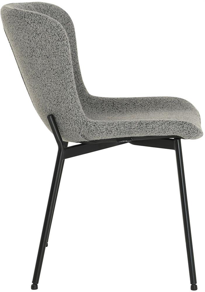 Kitchen Chair Gillingham | size: Width: 48cm, Height: 83cm, Depth: 59cm | color: Gray | image: 3 | variant: 1000870