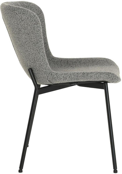 Kitchen Chair Gillingham | size: Width: 48cm, Height: 83cm, Depth: 59cm | color: Gray | image: 3 | variant: 1000870