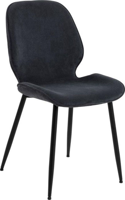 Kitchen Chair Gravesend | size: Width: 48cm, Height: 85cm, Depth: 58cm | color: Black | image: 1 | variant: 1000855