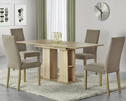 Kitchen Chair Grindavik | size: Width: 47cm, Height: 99cm, Depth: 59cm | color: Brown | image: 3 | variant: 1002128