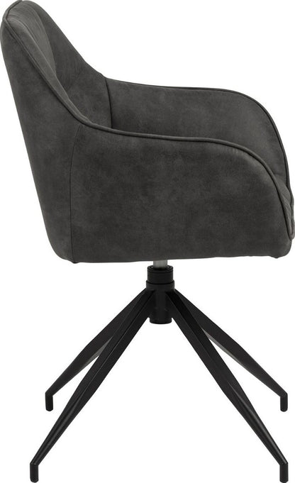 Kitchen Chair Grinstead | size: Width: 59cm, Height: 84.5cm, Depth: 54.5cm | color: Gray | image: 2 | variant: 1000780