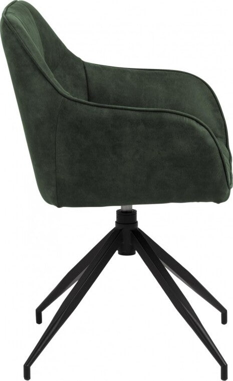 Kitchen Chair Grinstead | size: Width: 59cm, Height: 84.5cm, Depth: 54.5cm | color: Green | image: 3 | variant: 1000781