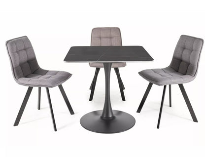 Kitchen Chair Guayaquil | size: Width: 46cm, Height: 88cm, Depth: 42cm | color: Gray | image: 3 | variant: 1003886