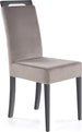 Kitchen Chair Hafnarfjorur | size: Width: 42cm, Height: 97cm, Depth: 58cm | color: Black/Grey | image: 1 | variant: 1002098