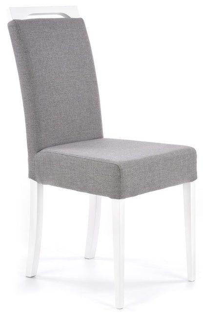 Kitchen Chair Hafnarfjorur | size: Width: 42cm, Height: 97cm, Depth: 58cm | color: White/Grey | image: 1 | variant: 1002099