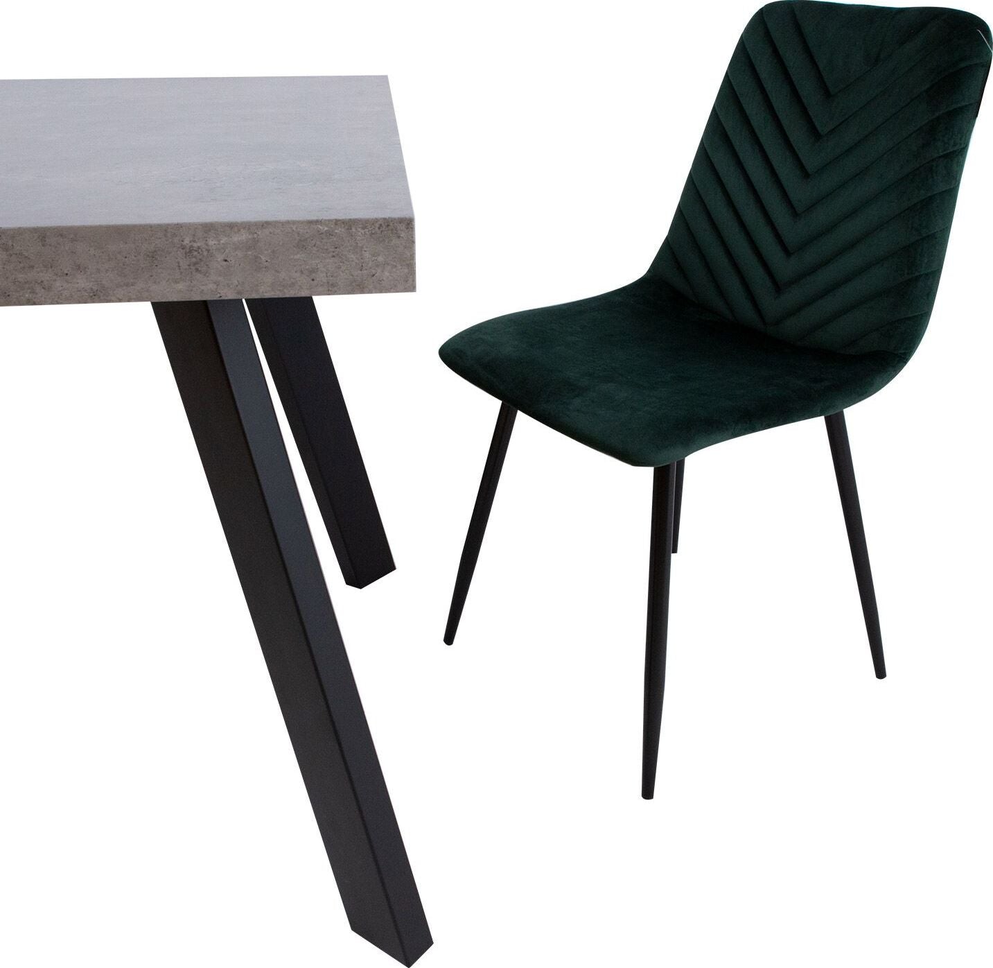 Kitchen Chair Haywards | size: Width: 54.5cm, Height: 89cm, Depth: 44cm | color: Green | image: 7 | variant: 1000785