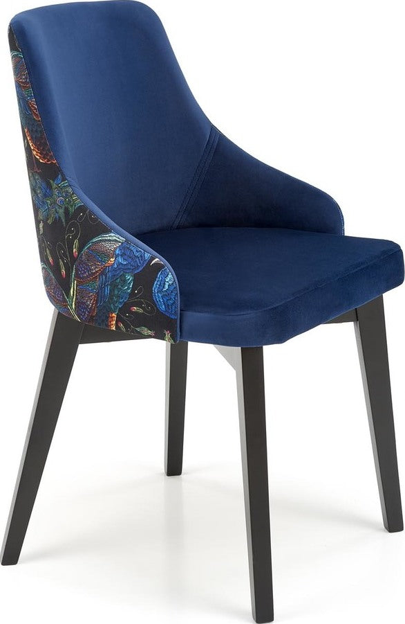 Kitchen Chair Hverageri | size: Width: 57cm, Height: 86cm, Depth: 56cm | color: Blue | image: 0 | variant: 1002132