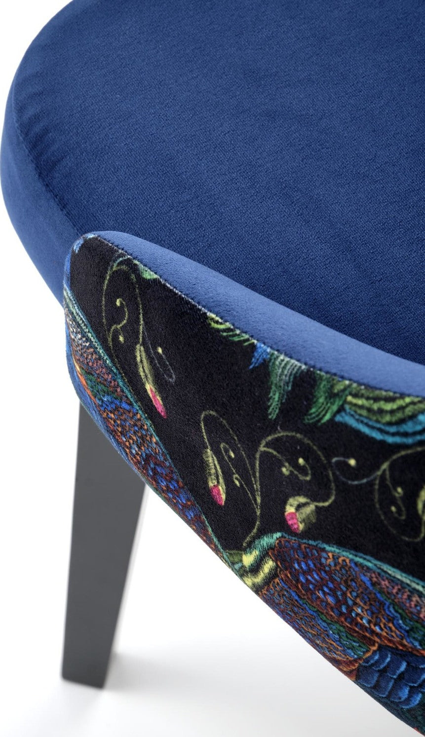 Kitchen Chair Hverageri | size: Width: 57cm, Height: 86cm, Depth: 56cm | color: Blue | image: 7 | variant: 1002132